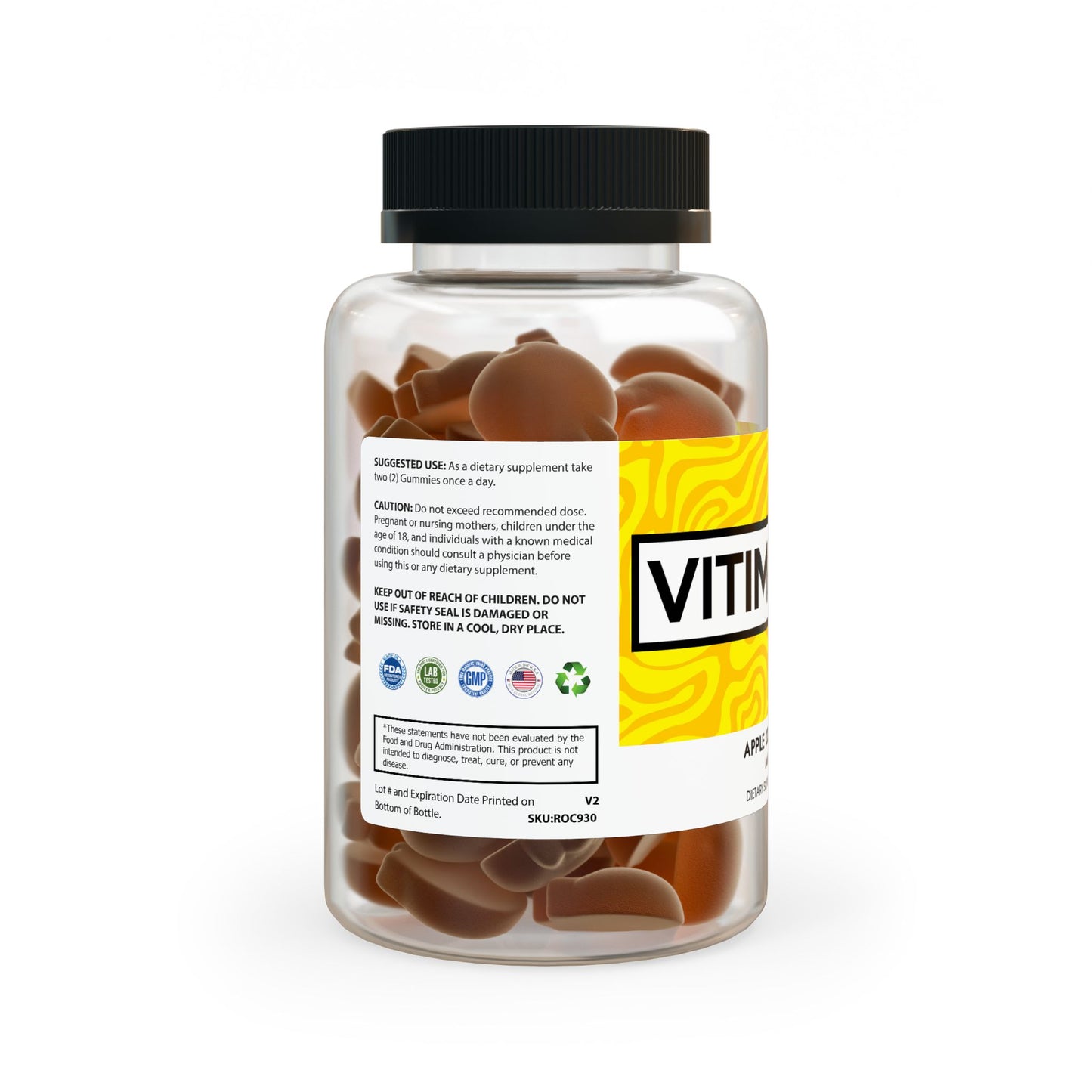 Vitiminds Apple Cider Vinegar Gummies (60 Gummies)